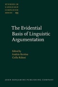 Cover: The Evidential Basis of Linguistic Argumentation - John Benjamins Publishing Company