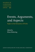 Cover: Events, Arguments, and Aspects - John Benjamins Publishing Company