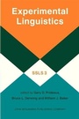 Cover: Experimental Linguistics - John Benjamins Publishing Company
