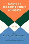 Cover: Essays on the Sound Pattern of English - John Benjamins Publishing Company