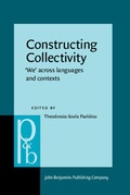 Cover: Constructing Collectivity - John Benjamins Publishing Company
