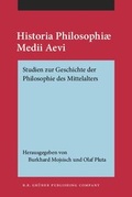 Cover: Historia Philosophiae Medii Aevi - John Benjamins Publishing Co