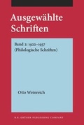 Cover: Ausgew&auml;hlte Schriften - B.R. Gr&uuml;ner Publishing Company