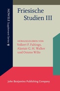 Cover: Friesische Studien III - John Benjamins Publishing Company