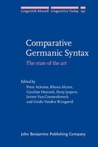 Enlarge image Cover: Comparative Germanic Syntax - John Benjamins Publishing Company