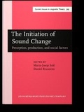 Cover: The Initiation of Sound Change - John Benjamins Publishing Company
