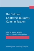 Cover: The Cultural Context in Business Communication - John Benjamins Publishing Company