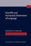 Cover: Scientific and Humanistic Dimensions of Language - John Benjamins Publishing Company