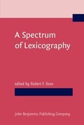 Cover: A Spectrum of Lexicography - John Benjamins Publishing Company