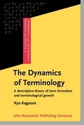 Cover: The Dynamics of Terminology - John Benjamins Publishing Company