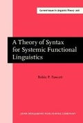 Cover: A Theory of Syntax for Systemic Functional Linguistics - John Benjamins Publishing Company