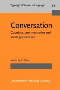 Enlarge image Cover: Conversation - John Benjamins Publishing Company