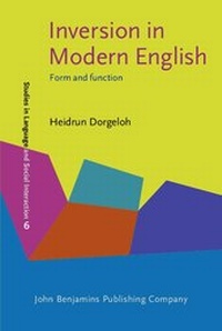 Enlarge image Cover: Inversion in Modern English - John Benjamins Publishing Company