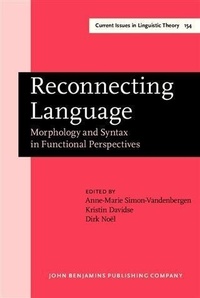 Enlarge image Cover: Reconnecting Language - John Benjamins Publishing Company