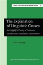 Cover: The Explanation of Linguistic Causes - John Benjamins Publishing Company