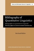 Cover: Bibliography of Quantitative Linguistics - John Benjamins Publishing Company
