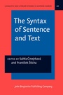 Cover: The Syntax of Sentence and Text - John Benjamins Publishing Company