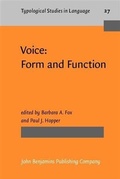 Cover: Voice: Form and Function - John Benjamins Publishing Company