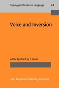 Cover: Voice and Inversion - John Benjamins Publishing Company