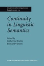 Cover: Continuity in Linguistic Semantics - John Benjamins Publishing Company