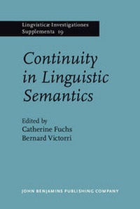Enlarge image Cover: Continuity in Linguistic Semantics - John Benjamins Publishing Company