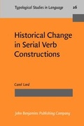 Cover: Historical Change in Serial Verb Constructions - John Benjamins Publishing Company
