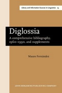 Enlarge image Cover: Diglossia - John Benjamins Publishing Company