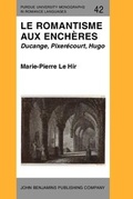 Cover: Le Romantisme aux ench&egrave;res - John Benjamins Publishing Company