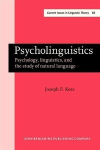 Abbildung von: Psycholinguistics - John Benjamins Publishing Company