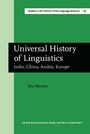 Cover: Universal History of Linguistics - John Benjamins Publishing Company