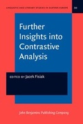 Cover: Further Insights into Contrastive Analysis - John Benjamins Publishing Company