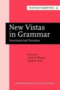 Cover: New Vistas in Grammar - John Benjamins Publishing Company