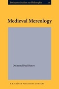 Cover: Medieval Mereology - B.R. Gr&uuml;ner Publishing Company