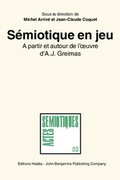 Cover: S&eacute;miotique en jeu - John Benjamins Publishing Company