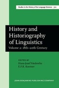 Cover: History and Historiography of Linguistics - John Benjamins Publishing Company