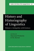 Cover: History and Historiography of Linguistics - John Benjamins Publishing Company