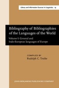 Cover: Bibliography of Bibliographies of the Languages of the World - John Benjamins Publishing Company