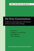 Cover: De Ortu Grammaticae - John Benjamins Publishing Company