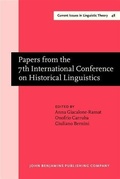 Cover: Papers from the 7th International Conference on Historical Linguistics - John Benjamins Publishing Company