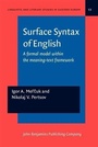 Cover: Surface Syntax of English - John Benjamins Publishing Company