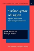 Cover: Surface Syntax of English - John Benjamins Publishing Company