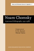 Cover: Noam Chomsky - John Benjamins Publishing Company
