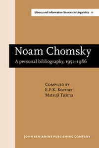 Enlarge image Cover: Noam Chomsky - John Benjamins Publishing Company