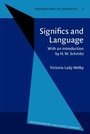 Cover: Significs and Language - John Benjamins Publishing Company