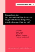 Cover: Papers from the 4th International Conference on English Historical Linguistics, Amsterdam, April 10-13, 1985 - John Benjamins Publishing Company
