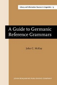 Enlarge image Cover: A Guide to Germanic Reference Grammars - John Benjamins Publishing Company