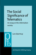 Cover: The Social Significance of Telematics - John Benjamins Publishing Company