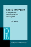 Cover: Lexical Innovation - John Benjamins Publishing Company