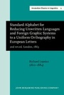 Cover: Standard Alphabet for Reducing Unwritten Languages and Foreign Graphic Systems to a Uniform Orthography in European Letters (2nd rev.ed. London, 1863) - John Benjamins Publishing Company