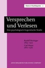 Cover: Versprechen und Verlesen - John Benjamins Publishing Company